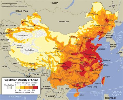 densely populated area in southeast china